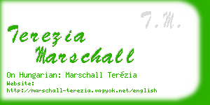 terezia marschall business card